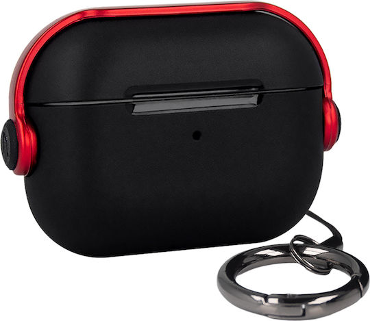 TelForceOne Case Silicone in Red color for Apple AirPods 4