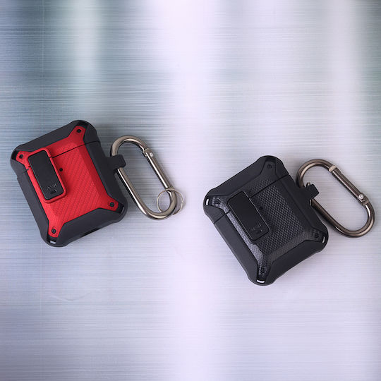 TelForceOne Case Silicone in Red color for Apple AirPods 4