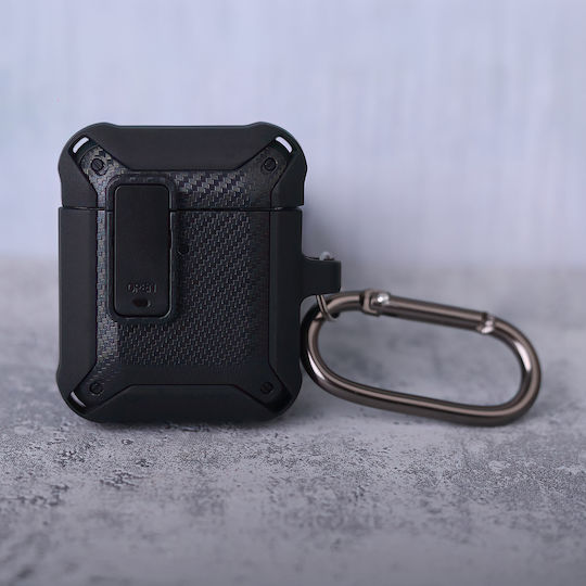 TelForceOne Калъф в Черен цвят за Apple AirPods 4