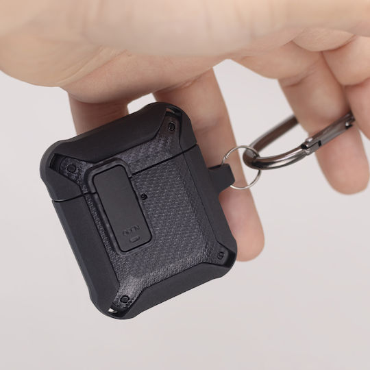 TelForceOne Калъф в Черен цвят за Apple AirPods 4