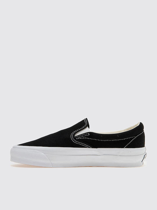Πάνινα Ανδρικά Slip-On Μαύρα