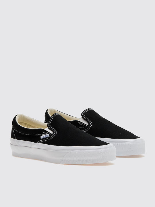 Πάνινα Ανδρικά Slip-On Μαύρα