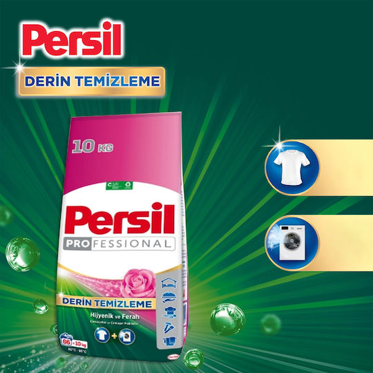 Persil Deep Clean Profesional Detergent Pudră cu Aromă Τριαντάφυλλο pentru Alb Haine 10kg