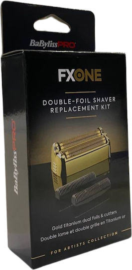 Ανταλλακτικό Πλέγμα & Κοπτικό Babyliss Pro Fx-one Double-foil Shaver Replacement Kit Gold Fx79rf2ge