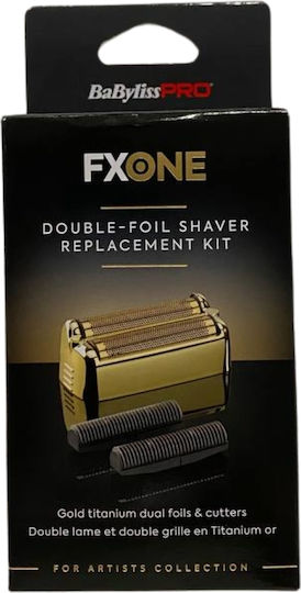 Ανταλλακτικό Πλέγμα & Κοπτικό Babyliss Pro Fx-one Double-foil Shaver Replacement Kit Gold Fx79rf2ge