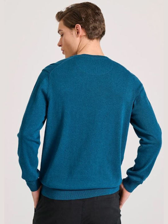 Garage Fifty5 Long Sleeve Sweater Teal