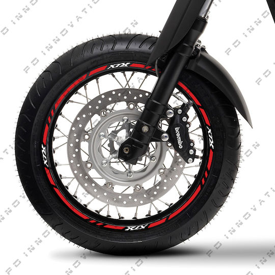 Moto Discovery Adhesive Rim Tape Red