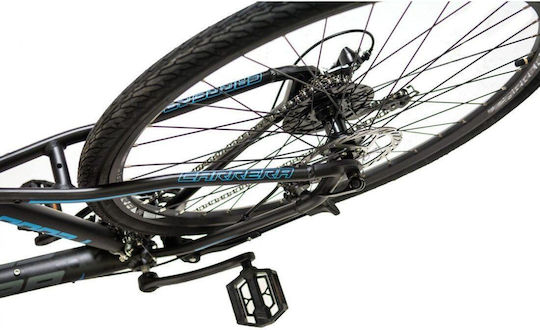 Carrera T 2000 28" 2023 Black Mountain Bike with Speeds and Hydraulic Disc Brakes