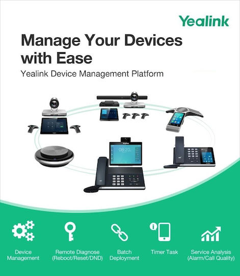 Yealink W90B Βάση DECT IP Multi-cell System (SIP-W90B)