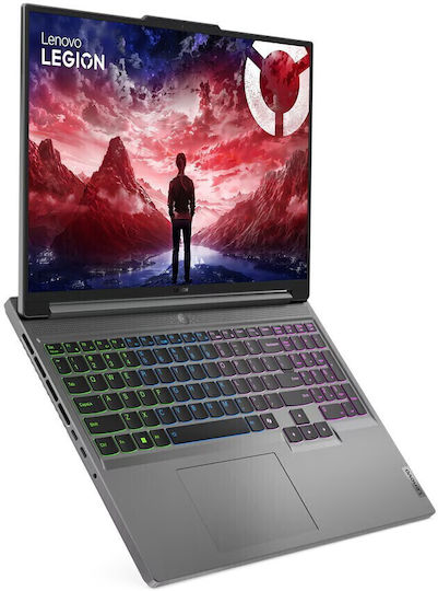 Lenovo Legion Slim 5 16AHP9 16" IPS QHD+ 165Hz (Ryzen 7-8845HS/32GB/1TB SSD/GeForce RTX 4060/No OS) Luna Grey (Tastatură US)