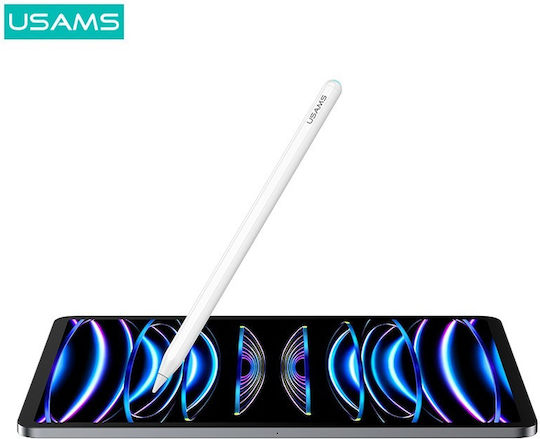 Usams US-ZB254 Digital Touch Pen mit Palm Rejection für iPad in Weiß Farbe ZB254DRB01
