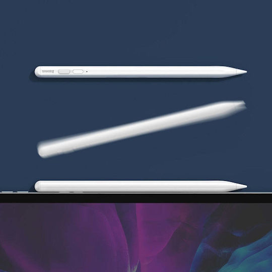 Baseus Smooth Writing (Active Version) Digital Touch Pen mit Palm Rejection für iPad in Weiß Farbe ACSXB-B02