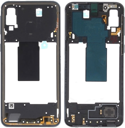 Μεσαίο Πλαίσιο Μαύρο για Galaxy A40