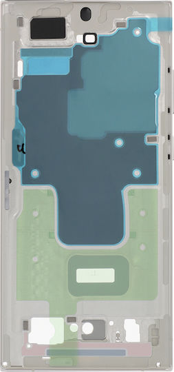 Samsung Μεσαίο Πλαίσιο Μπεζ για Samsung Galaxy S23 Ultra; SM-S918B