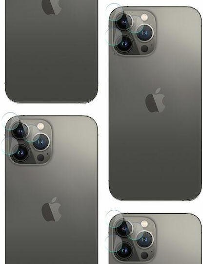 3MK Set 4 Προστασία Κάμερας Tempered Glass Διάφανο για το iPhone 13 Pro Max
