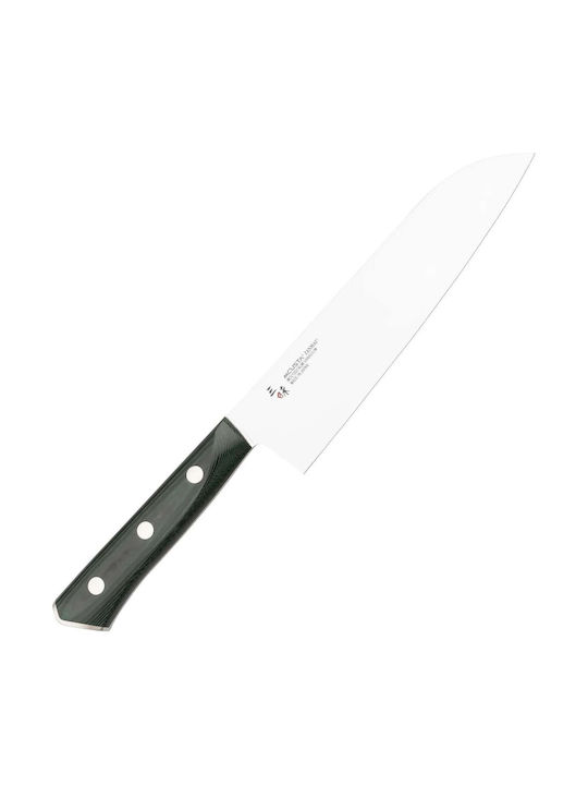 Mcusta Forest Molybdenum Μαχαίρι Santoku από Ανοξείδωτο Ατσάλι 18cm