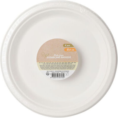 Koopman 23cm Σετ Πιάτο για Party 8τμχ