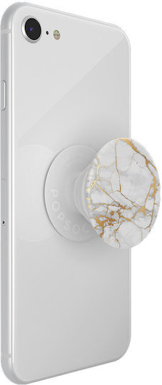 PopSockets PopGrip for Mobile Phone Gold Lutz Marble