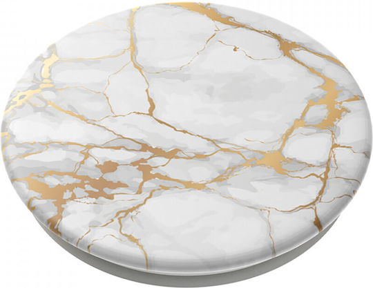 PopSockets PopGrip for Mobile Phone Gold Lutz Marble
