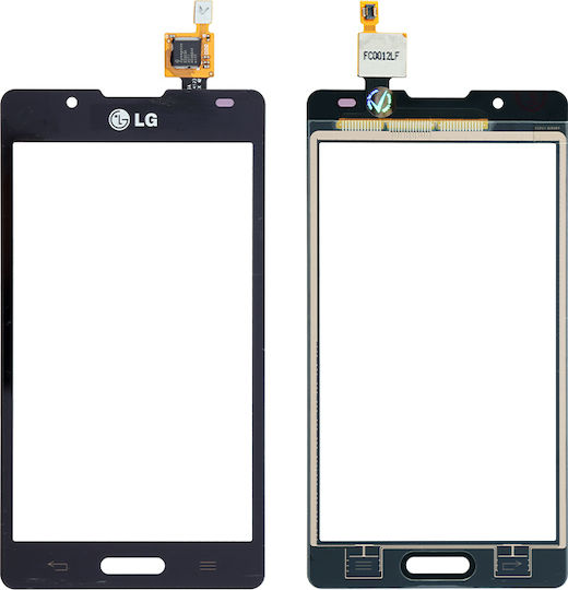Μηχανισμός Αφής για P710 Optimus L7 II (Μαύρο)