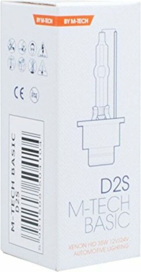 M-Tech Λάμπα Αυτοκινήτου & Μοτοσυκλέτας D2S Xenon 6000K Ψυχρό Λευκό 12-24V 35W
