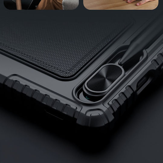 Nillkin Bumper Combo Flip Cover με Πληκτρολόγιο στα Αγγλικά US Μαύρη (Samsung Tab S9)