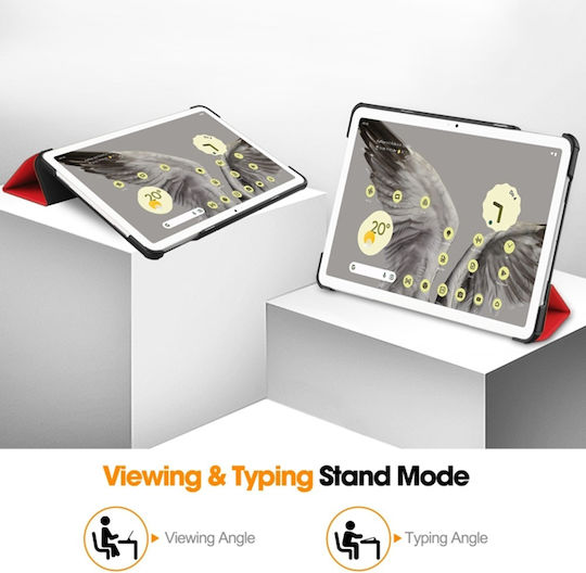 Techsuit FoldPro Flip Cover Κόκκινη (Universal 11")