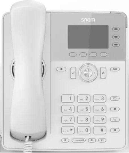 Snom D717 Ενσύρματο Τηλέφωνο IP 6 γραμμών Λευκό