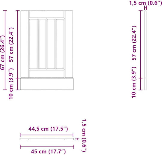 vidaXL Dishwasher Front page Dishwasher 8721158422330