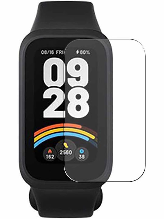2x Erbord Sticlă Temperată Xiaomi Smart Band 9 Cadru de Instalare Activă