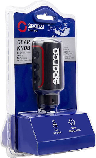 Sparco Shift Knob SPC Racing Universal Black SPC0103
