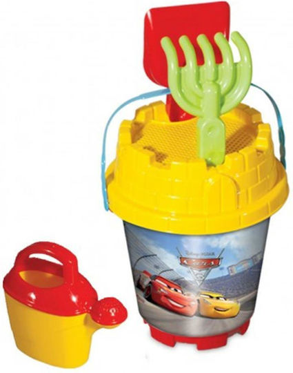 John Disney Cars Σετ Κουβαδάκι Παραλίας με Αξεσουάρ από Πλαστικό