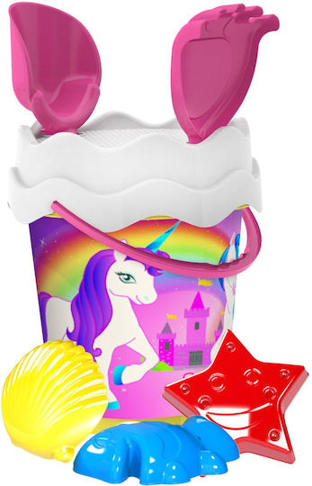 Dema-Stil Unicorn Комплект Плажна Кофичка с Аксесоари 7бр