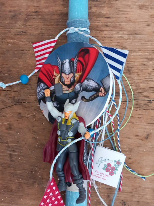 Avengers Osterkerze Runde Blaue Avengers Osterkerze Runde Blaue