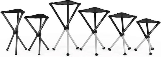 Walkstool Basic 50 Σκαμνάκι Παραλίας Αλουμινίου Μαύρο 50εκ.