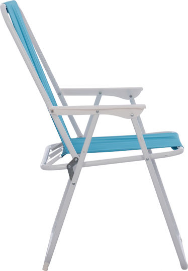HomeMarkt Deval Stuhl Strand Türkis 56x61x84cm.