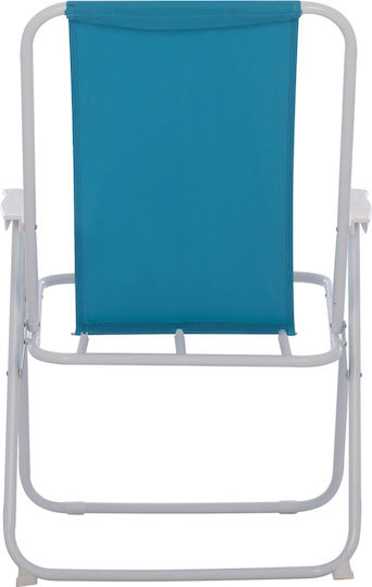 HomeMarkt Deval Stuhl Strand Türkis 56x61x84cm.