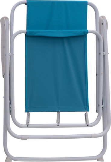 HomeMarkt Deval Stuhl Strand Türkis 56x61x84cm.