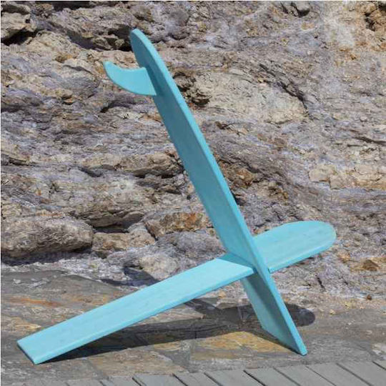 Showood Chair Beach Turquoise 107x30cm