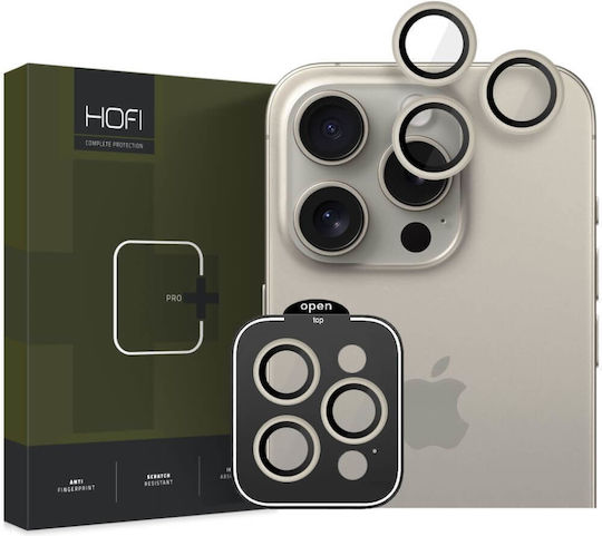 Hofi Camring Pro+ Camera Protection Tempered Glass Gray for the iPhone 16 Pro, iPhone 16 Pro Max