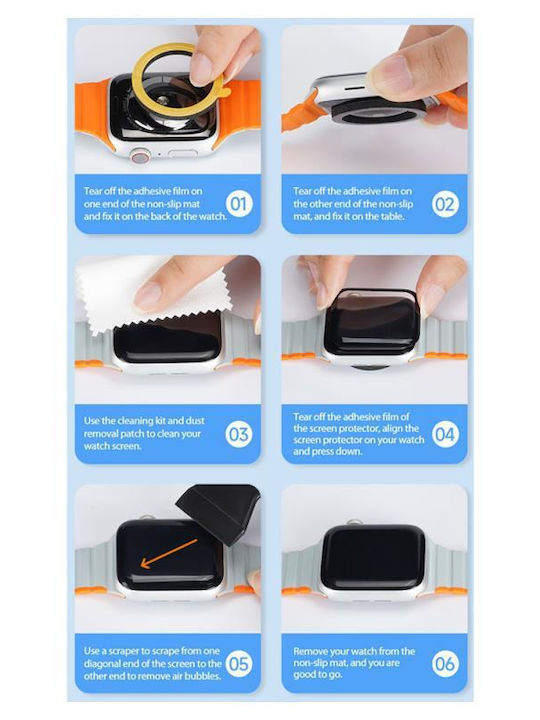 Dux Ducis Tempered Glass για το Apple Watch Series 7, 8, 9 - Dux Ducis 2τμχ