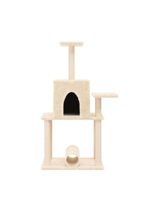 vidaXL Scratching Post Cat Trees Beige 73.5x47.5x122cm