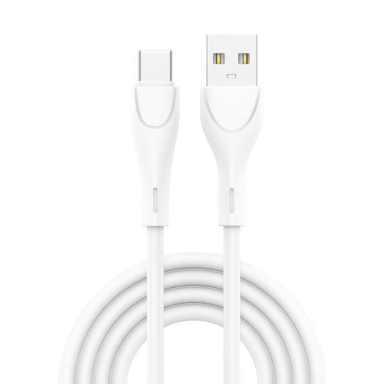 iNOS Handyladegerät mit USB-A Ausgangsanschluss und Kabel USB-C 18W Weiß