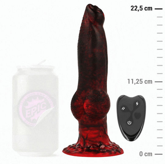 Epic Realistic Vibrator With Remote Control Brown
