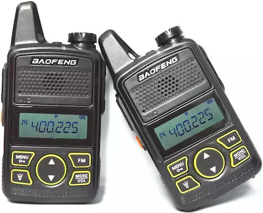 Baofeng BF-T1 Wireless Transceiver PMR 1.5W with Monochrome Screen Set of 2pcs