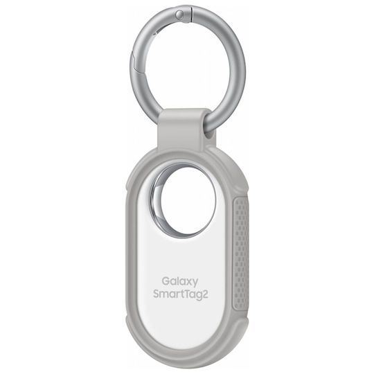 Samsung Smart Tag 2 Keychain Case Silicone for SmartTag2 in Gray color