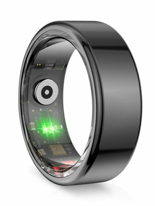 Ksix Saturn Inel Inteligent 20.6mm Impermeabil Negru