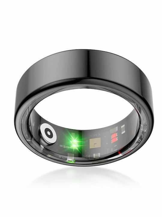 Ksix Saturn Inel Inteligent 20.6mm Impermeabil Negru