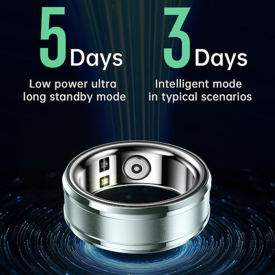 Techsuit R3 Inel Inteligent 19mm Argintiu