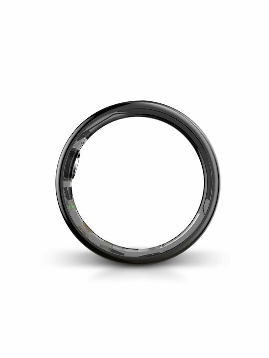 Ksix Saturn Smart Ring 21.4mm Wasserdicht mit Pulsmesser Schwarz